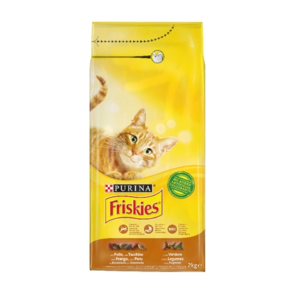 Picture of Friskies Dry Cat Food with Chicken, Turkey & Duck